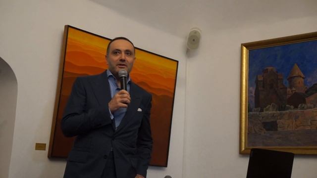 2 7 Посол Вардан Тоганян Открытие 1 всероссийского ArmArtFest Культурный центр Посольства Армении смотреть онлайн