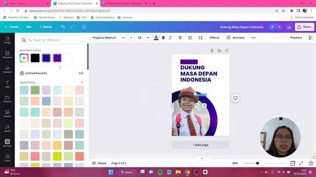 Tutorial Poster Donasi (Charity) Di Canva FREE