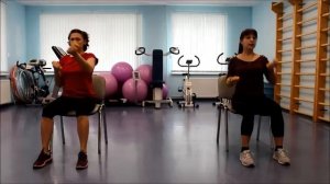 Комплекс упражнений сидя на стульчике