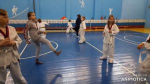 тренировка 01.04.2022. #тхэквондо #дети #taekwondo