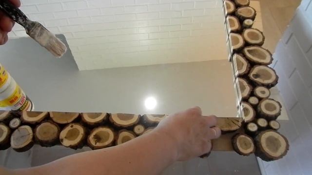 РАМА ДЛЯ ЗЕРКАЛА ИЗ СПИЛОВ