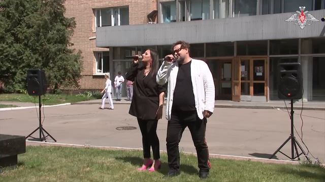 Концерт для военнослужащих,проходящих лечение в госпитале им. Бурденко