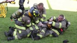 Оказание первой помощи газодымозащитнику