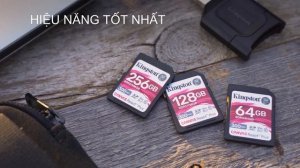 Thẻ SD Class 10 - UHS-II, U3, V90 - Canvas React Plus SD - Kingston Technology