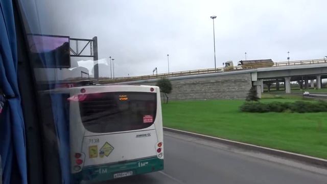 Driving back to Radisson Royal Hotel from Pushkin's Palace St. Petersburg, Russia смотреть онлайн