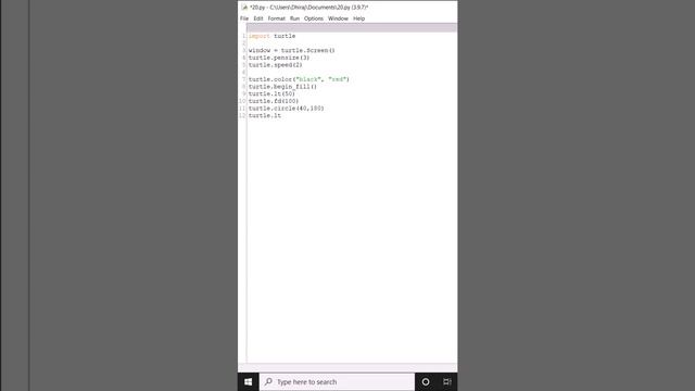 Express Your Love In An Unique Way: Python Turtle Hack | Python Turtle - Love Heart Tutorial