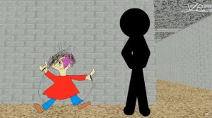 Озвучка стикмена против Балди на русском