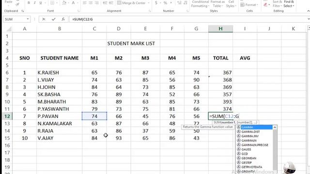 Average formula in excel || Using the Excel Average  || excel formulas and functions