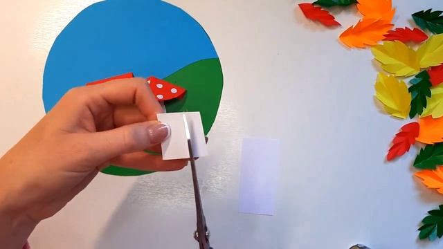 Осенние ? поделки. Аппликация МУХОМОРЫ??? смотреть онлайн