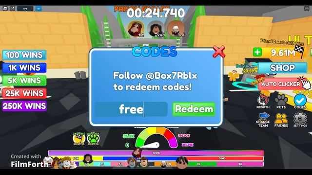 Roblox Prison Race Clicker (April 2023 codes) NEW!!! смотреть онлайн