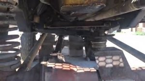 Установка военных мостов на ниву. Нива на раме.
