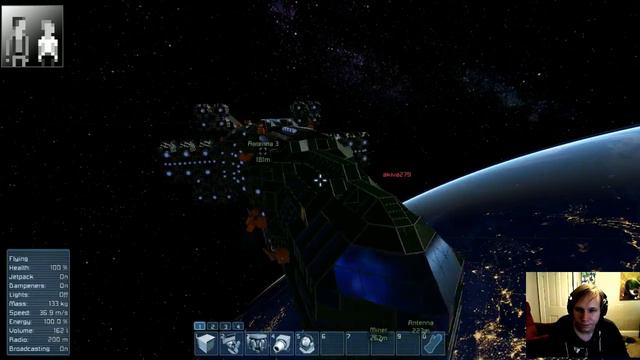 Space Engineers - Working with pistons and rotors (Part 7) смотреть онлайн