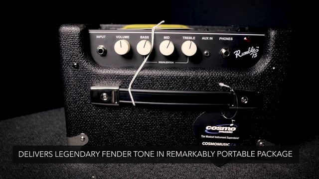 Fender Rumble 15 Bass Amplifier Quickview - Cosmo Music смотреть онлайн