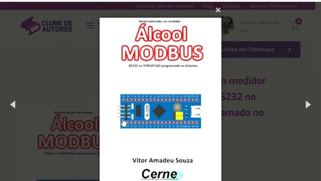 Desenvolvendo um medidor Álcool MODBUS RS232 no STM32F103 programado no Arduino, por Vitor Amadeu смотреть онлайн
