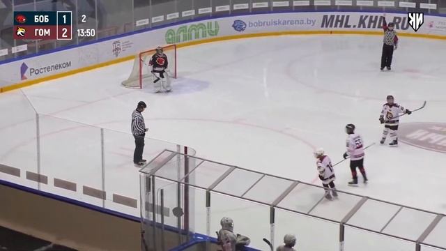 Первенство Беларуси по хоккею среди команд 2013 года рождения. Бобруйск - Гомель
