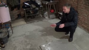 Пол в моем гараже. Стяжка своими руками