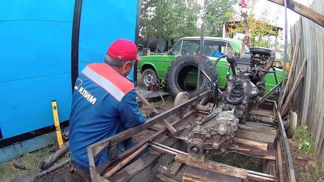 Вездеход   переломка на шинах низкого давления  Часть 1  Трансмиссия