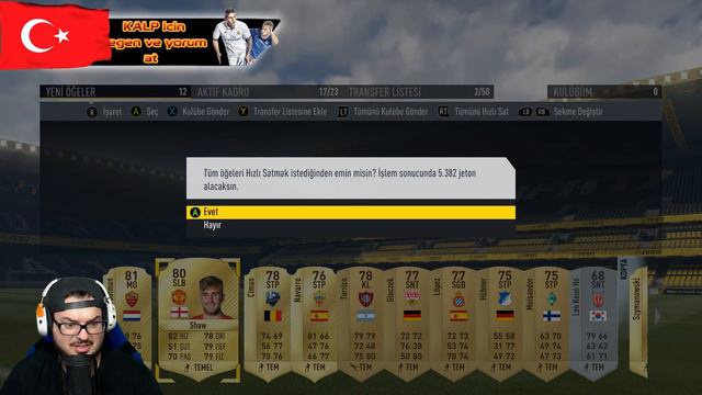 MAVI KART GELDI  NE MUTLU TÜRKÜM DIYENE  FIFA 17 PAKET AÇILIMI 50