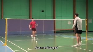 Тренировка позиций Атака и Защита в бадминтоне (5)