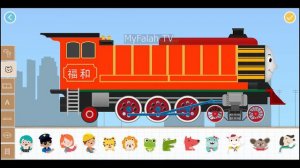 Membuat Kereta Api Keren Yong Bao - Thomas and Friends di Labo Brick Train#TrainGame