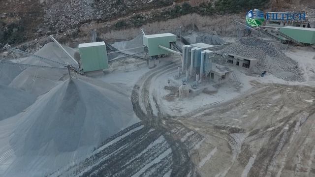 Filtech International's Jet Air Baghouse Dust Collectors working at  Crushing Plant