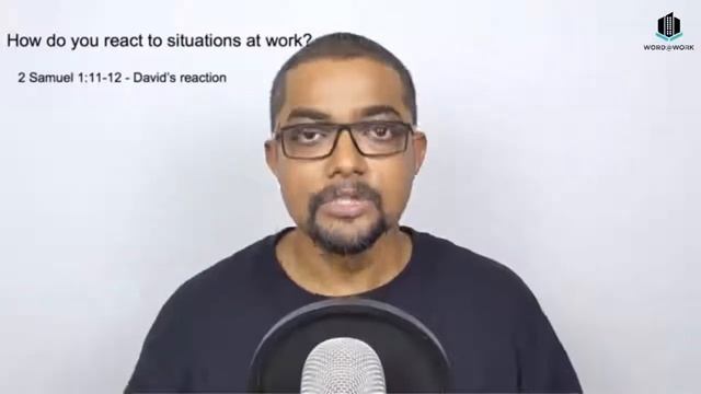 How do you react to situations at work?