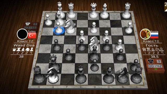 ШАХМАТЫ игра 20 2d Россия vs Турция /в итоге победа на мобильности