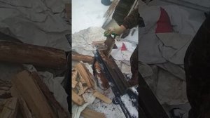 Самодельный Дровокол Гидравлический 6.5 лс двигатель Лифан