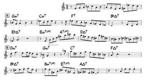 All the things you are - Easy Solo Example for Tenor Sax -1