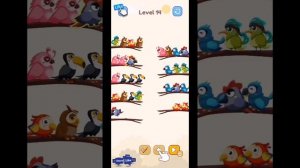 Bird Color Sort Puzzle Level 1-20 Solution or Walkthrough