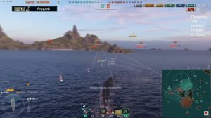 ⚓Эсминец Aigle - "Не опасный" опасен! // Бой со стрима!