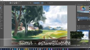 Can I produce a realistic oil painting in Krita?