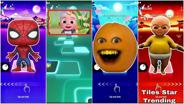 Funko Pop Marvel 🆚 Super JoJo 🆚 TheBaby In Yellow 🆚 Annoying Orange. 🎶 Who Is Best? 🎵Tell We?🤩 смотреть онлайн