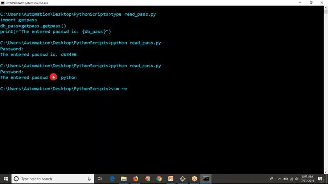 37.Complete Python Basics for Automation -  getpass() module