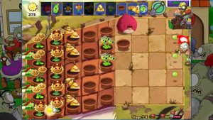 PvZ Angry Birds:  Team Plant Birds vs zombie