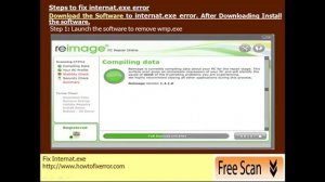 Remove Internat.exe error From PC
