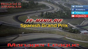 Чемпионат Формула 1 на Assetto Corsa/ Гран-При Испании 2019/ Manager Лига