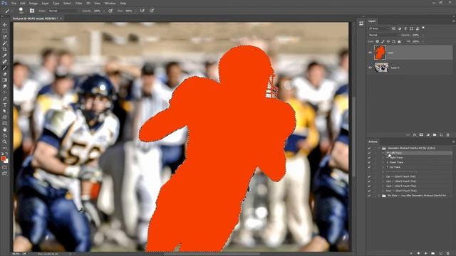 Geometric Abstract Colorful Art - Photoshop Action смотреть онлайн