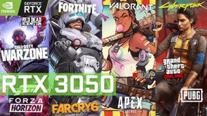 RTX 3050 8GB + i3-12100F in 15 Games