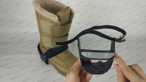 Видеообзор: антигололедные накладки на каблук для уверенной ходьбы по льду