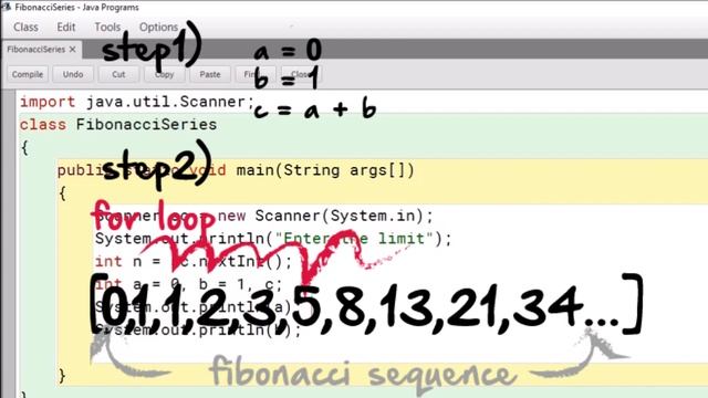 Fibonacci Series program in Java | ICSE Class 10 Computer смотреть онлайн