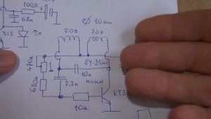 МЕТАЛЛОИСКАТЕЛЬ на ОДНОМ ТРАНЗИСТОРЕ  КТ315Б  Часть N1 -"Генератор"