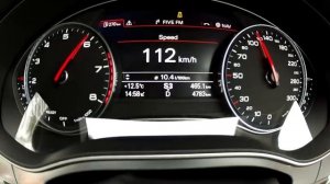 2015 Audi A6 1.8 TFSi (140kW/190hp) S-tronic 0-160km/h with GPS results