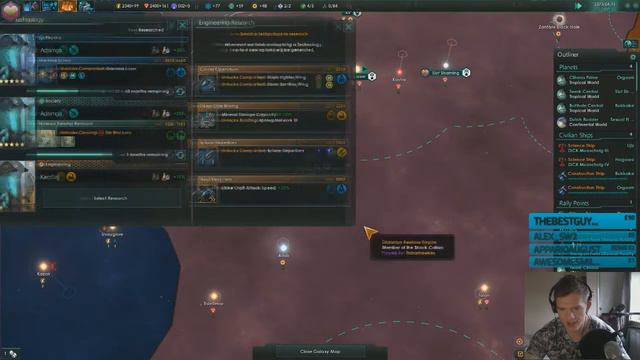 Stellaris Leviathans Multiplayer - Damage Control! #26 смотреть онлайн