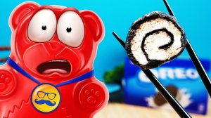 СУШИ ИЗ ОРЕО ДЛЯ ЖЕЛЕЙНОГО МЕДВЕДЯ ВАЛЕРЫ.mp4