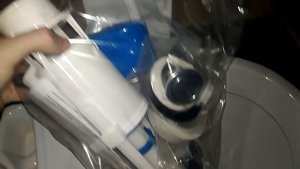 Распаковка — Унитаз напольный Оскольская керамика Суперкомпакт