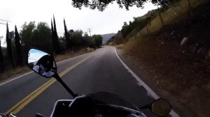 Riding through Little Tujunga and the 210 freeway on a CBR300R