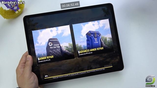 iPad Pro M1 12.9 2023 Test game Call of Duty Mobile CODM