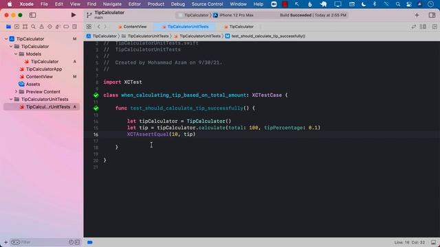 Writing Your First Unit Test in iOS Using Swift