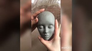 Viktoriya Art Doll. Лепка головы из пластилина.